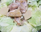 今日の夕飯 白菜と鶏肉のミルク煮作り方3写真