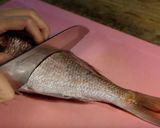 電鍋で【蒸し魚・清蒸魚】作り方1写真