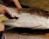 電鍋で【蒸し魚・清蒸魚】作り方3写真