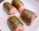 鶏ささみの海苔しそ梅ロールフライ作り方2写真