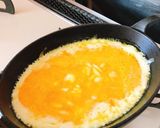 アンチョビ海老マヨオープンオムレツ(動画作り方11写真