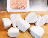 レンジで時短！蕪の鶏そぼろあんかけ作り方1写真