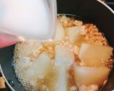 レンジで時短！蕪の鶏そぼろあんかけ作り方5写真