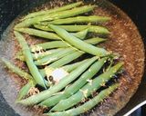 インゲンの肉味噌かけ作り方2写真