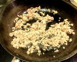 かぶの葉っぱと豚ひき肉のふりかけそぼろ作り方2写真