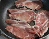 豚生姜肉用(ロース)で柚子胡椒みそ焼き作り方3写真