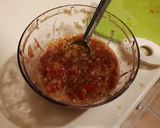 余り物で！鶏胸肉のチーズトマトハンバーグ作り方4写真