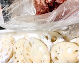 蓮根の豚肉はさみ焼き作り方1写真