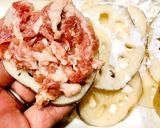 蓮根の豚肉はさみ焼き作り方2写真