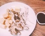 テンペと舞茸のバターソテー作り方1写真