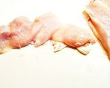 レンチン♪鶏胸肉の梅チーズはさみ☆作り方3写真