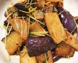 茄子とエリンギのキムチ炒め豆苗入♪作り方7写真