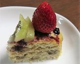 ＨＭで混ぜて焼く★バナナクリスマスケーキ作り方8写真