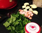 がっつり茄子とほうれん草のペペロンチーノ作り方1写真