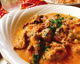 ラム肉のトマト生クリーム煮込み作り方10写真