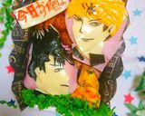 のっけて♪キャラ弁★今日から俺は！風！？作り方9写真