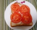 タバスコ掛けて！！ツナトマトトースト作り方2写真