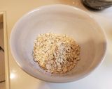 健康ごはん★醤油とんこつ風味オートミール作り方2写真