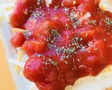クリーム&とろけるチーズのトマトトースト作り方3写真