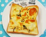 ごま昆布でいつものタマゴトーストが大変身作り方8写真