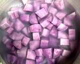 紫イモとリンゴのスイートポテト作り方1写真
