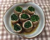 定番だけど今日は気分を変えたニラと豚〜作り方8写真
