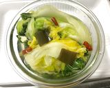 白菜漬物しそ昆布バターバケットトースト作り方1写真