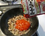 レトルトで簡単本格ミートソースパスタ作り方3写真