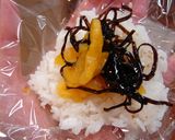 ✿たくあんしそ昆布おにぎり✿作り方3写真