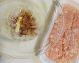 材料シンプル!油揚げの鳥ひき肉包み焼き作り方3写真