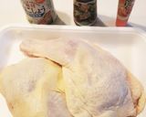 骨付き鶏もも肉ガーリック♪オーブンで簡単作り方1写真