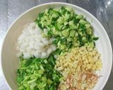 混ぜるだけ☆めかぶと夏野菜の香味和え☆作り方2写真