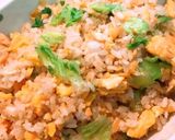 シャキシャキレタスの鮭炒飯作り方4写真