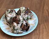 秋刀魚と紫蘇のおにぎり作り方4写真