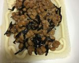 フジッコ煮×納豆トースト作り方2写真