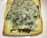 フジッコ煮×納豆トースト作り方4写真
