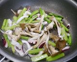 疲労回復！舞茸タコ小松菜の中華煮作り方3写真