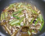 疲労回復！舞茸タコ小松菜の中華煮作り方4写真