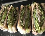しそ昆布+レタス×ポーク=トーストサンド作り方6写真