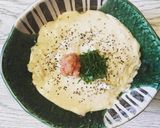 簡単濃厚☆明太クリームうどん☆作り方5写真