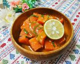 簡単♪塩レモン風味サーモンユッケ作り方1写真