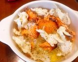 朝ごはんに！鮭チーズ焼きTKG！作り方1写真