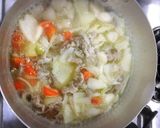 ほっこりおいしい☆豚肉と厚揚げの味噌煮♪作り方3写真