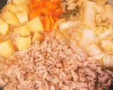 味滲みる☆牛バラ切り落としで白菜肉じゃが作り方9写真