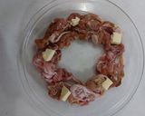 レンジで簡単！豚肉青じそバター お弁当作り方2写真