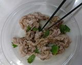 レンジで簡単！豚肉青じそバター お弁当作り方4写真
