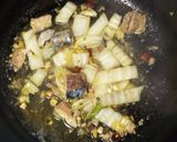 白菜と鯖缶の和風パスタ♪作り方2写真