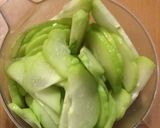 ハヤトウリの合挽ミンチ炒め作り方1写真