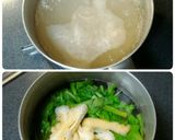 少量から簡単に♪春菊と油揚げのお味噌汁作り方3写真