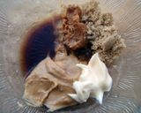 ピーナッツバターと味噌で和え物のたれ作り方1写真